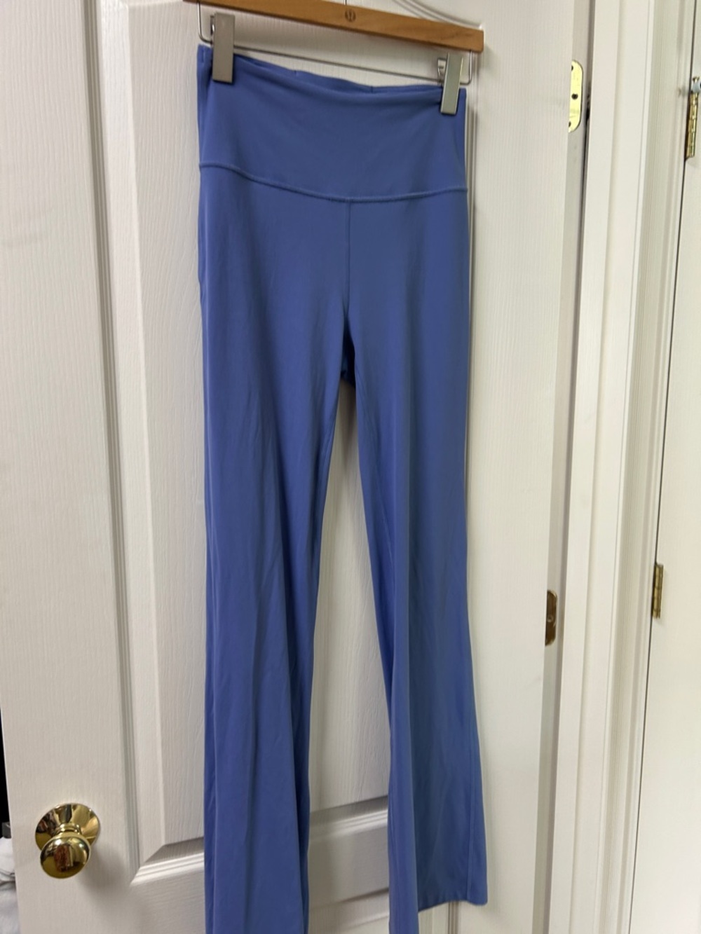 Groove Nulu Super High-Rise Flare Yoga Pants in Periwinkle